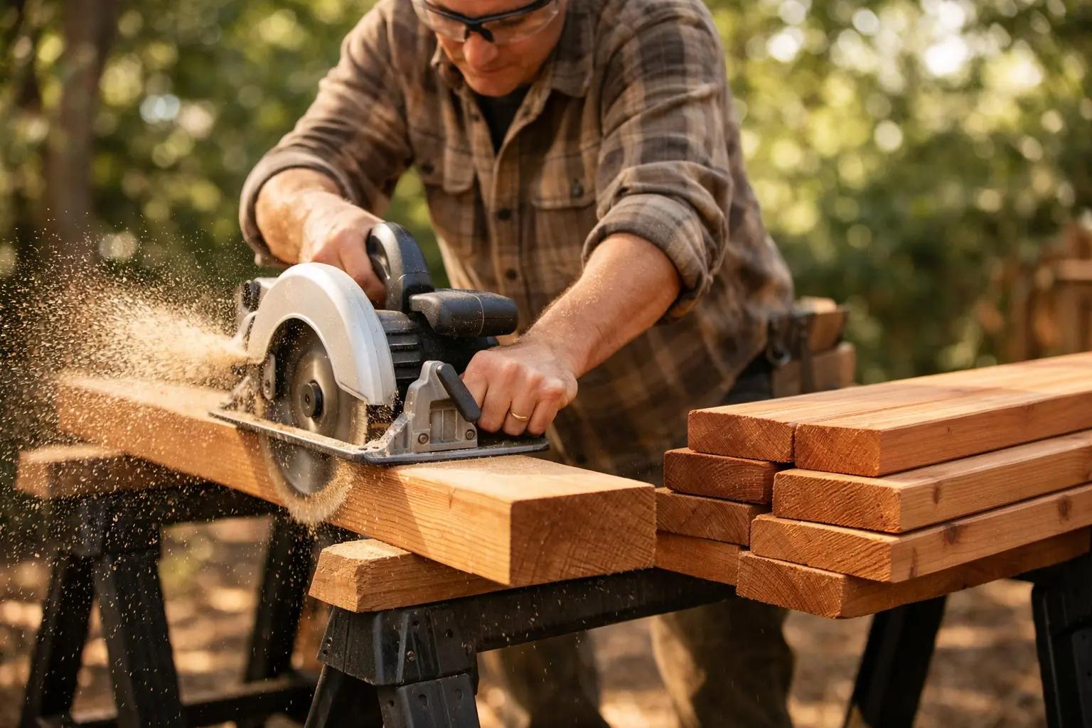 Step 2 of How to Build a Raised Garden Bed: Cut the Lumber