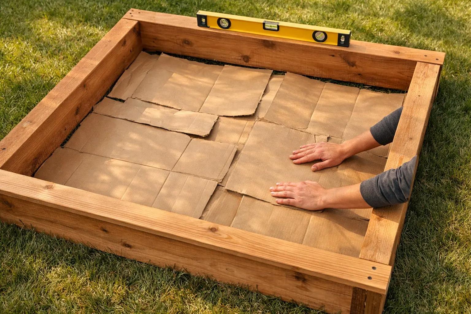 Step 5 of How to Build a Raised Garden Bed: Prepare the Ground