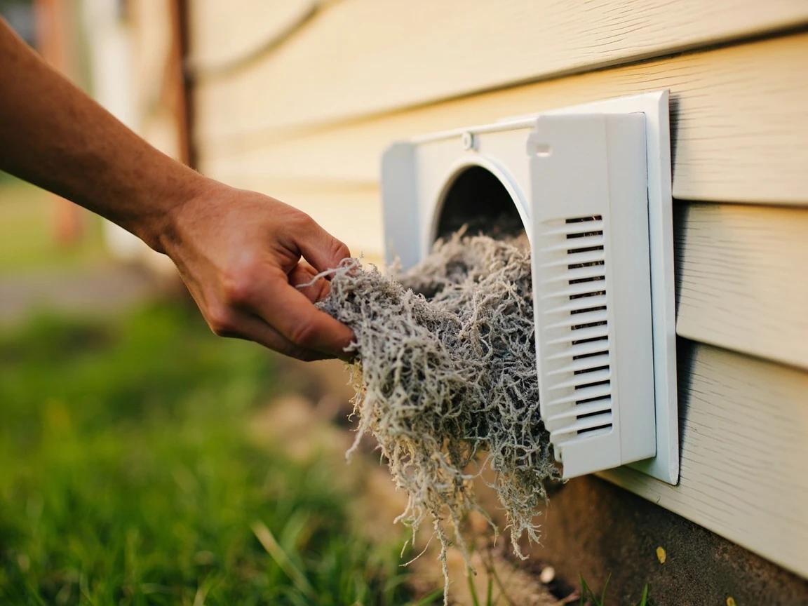Step 5 of How to Clean a Dryer Vent Duct: Find and Open the Exterior Vent Hood Outside