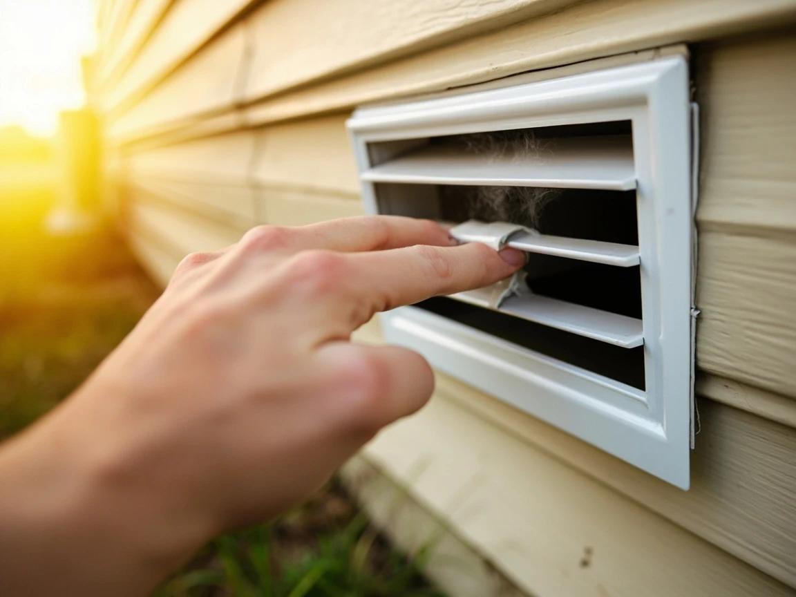 Step 9 of How to Clean a Dryer Vent Duct: Run a Test Cycle and Verify Airflow at the Exterior Vent