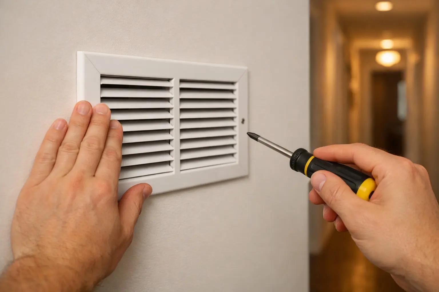 Step 10 of How to Clean Air Ducts Yourself: Reinstall Vent Covers and Test the System