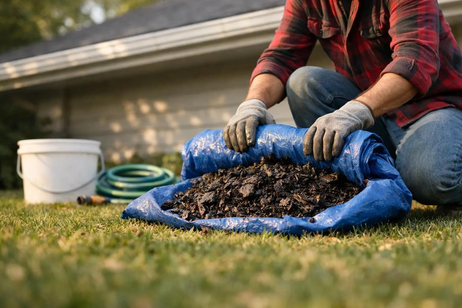 Step 7 of How to Clean Gutters Safely: Clean Up and Schedule the Next Cleaning