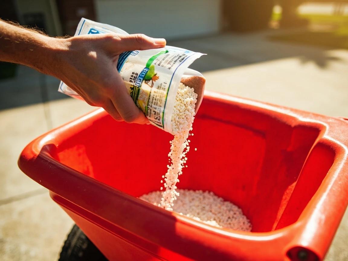 Step 3 of How to Control Grubs and Lawn Pests: Calibrate and Load the Spreader