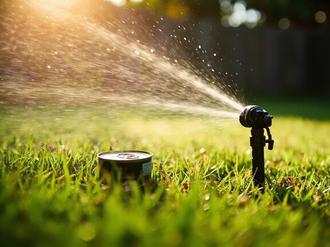 Step 5 of How to Control Grubs and Lawn Pests: Water the Lawn Immediately After Application