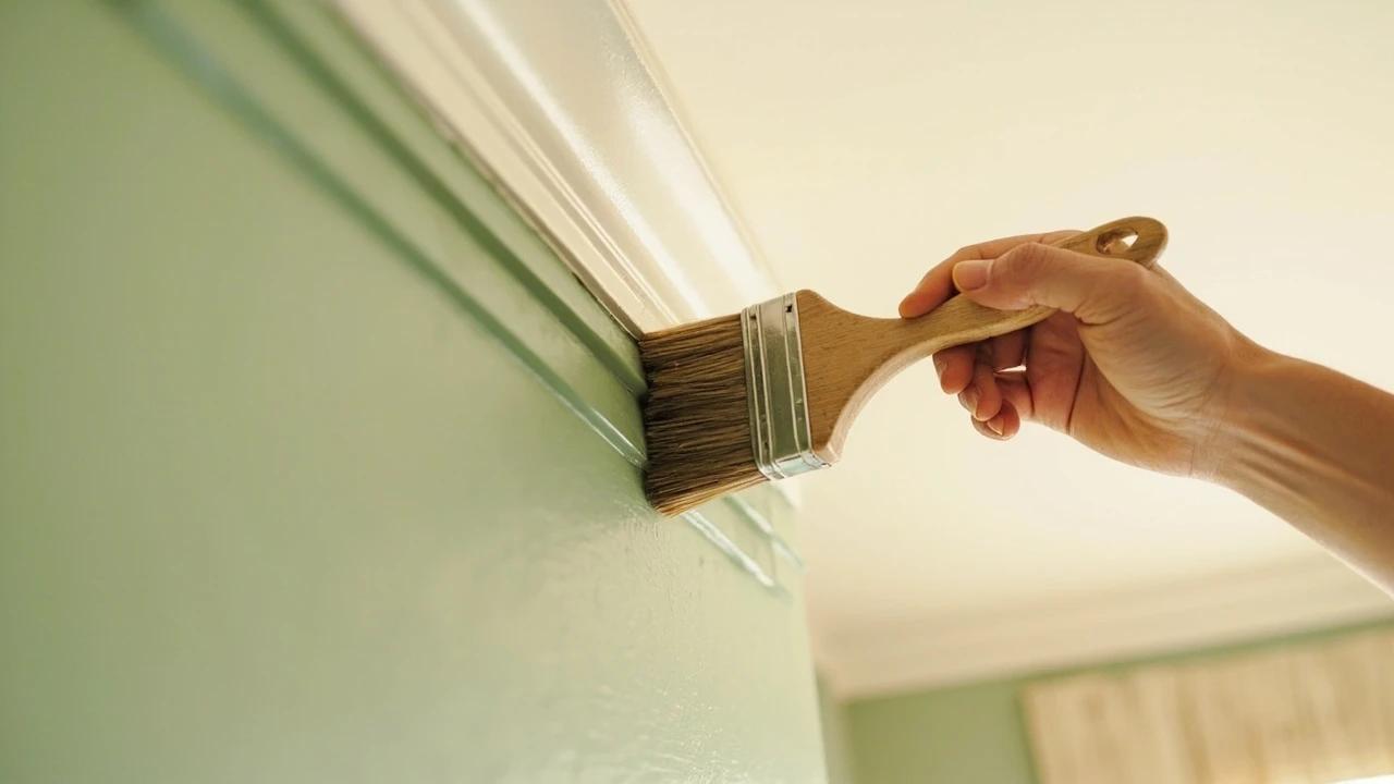 The Cut-In Technique — Clean Paint Lines Without Tape — finished result