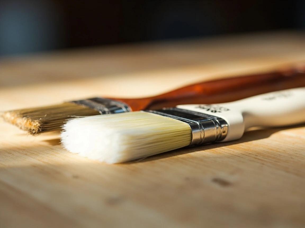 Step 1 of The Cut-In Technique — Clean Paint Lines Without Tape: Get the Right Brush