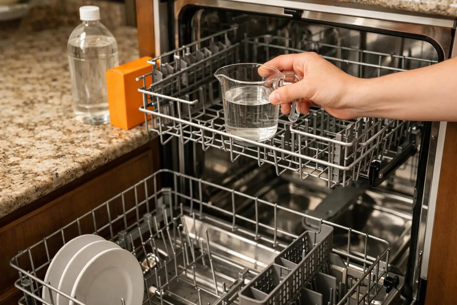 How to Deep Clean a Dishwasher — finished result