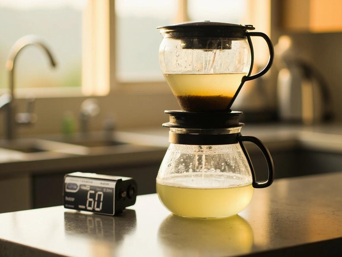 Step 5 of How to Descale a Coffee Maker: Let the Solution Soak for 30-60 Minutes