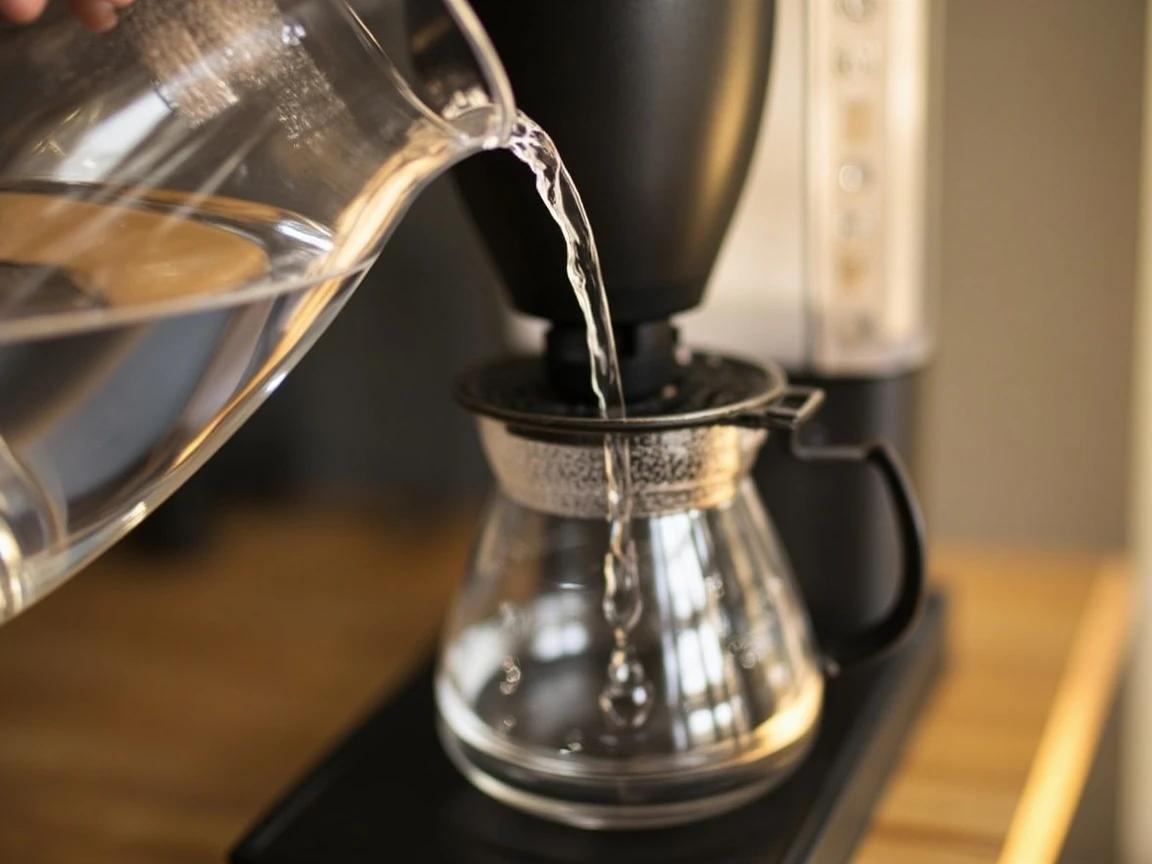 Step 7 of How to Descale a Coffee Maker: Run the First Rinse Cycle With Fresh Water