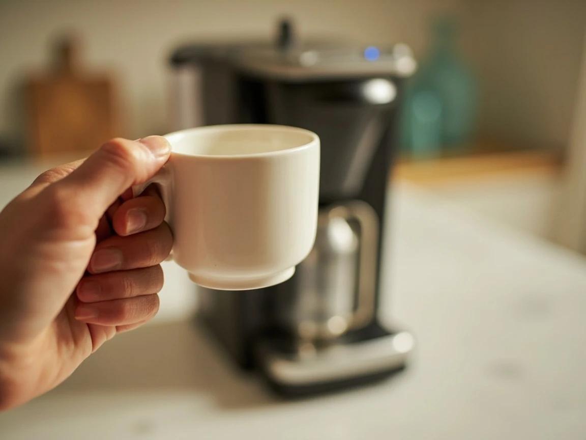Step 8 of How to Descale a Coffee Maker: Run a Third Rinse and Smell-Test