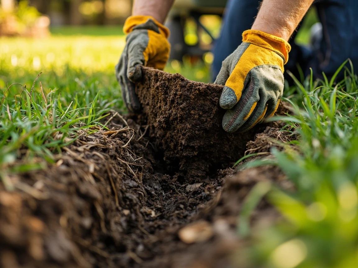 Step 5 of How to Edge Garden Beds Cleanly: Remove the Sod Wedge
