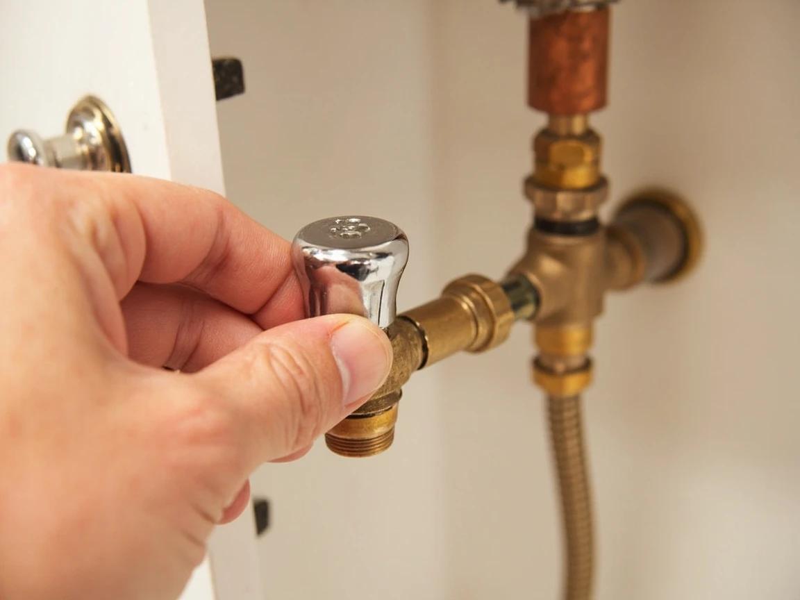 Step 2 of How to Fix a Leaky Pipe Joint: Shut Off the Water and Drain the Line