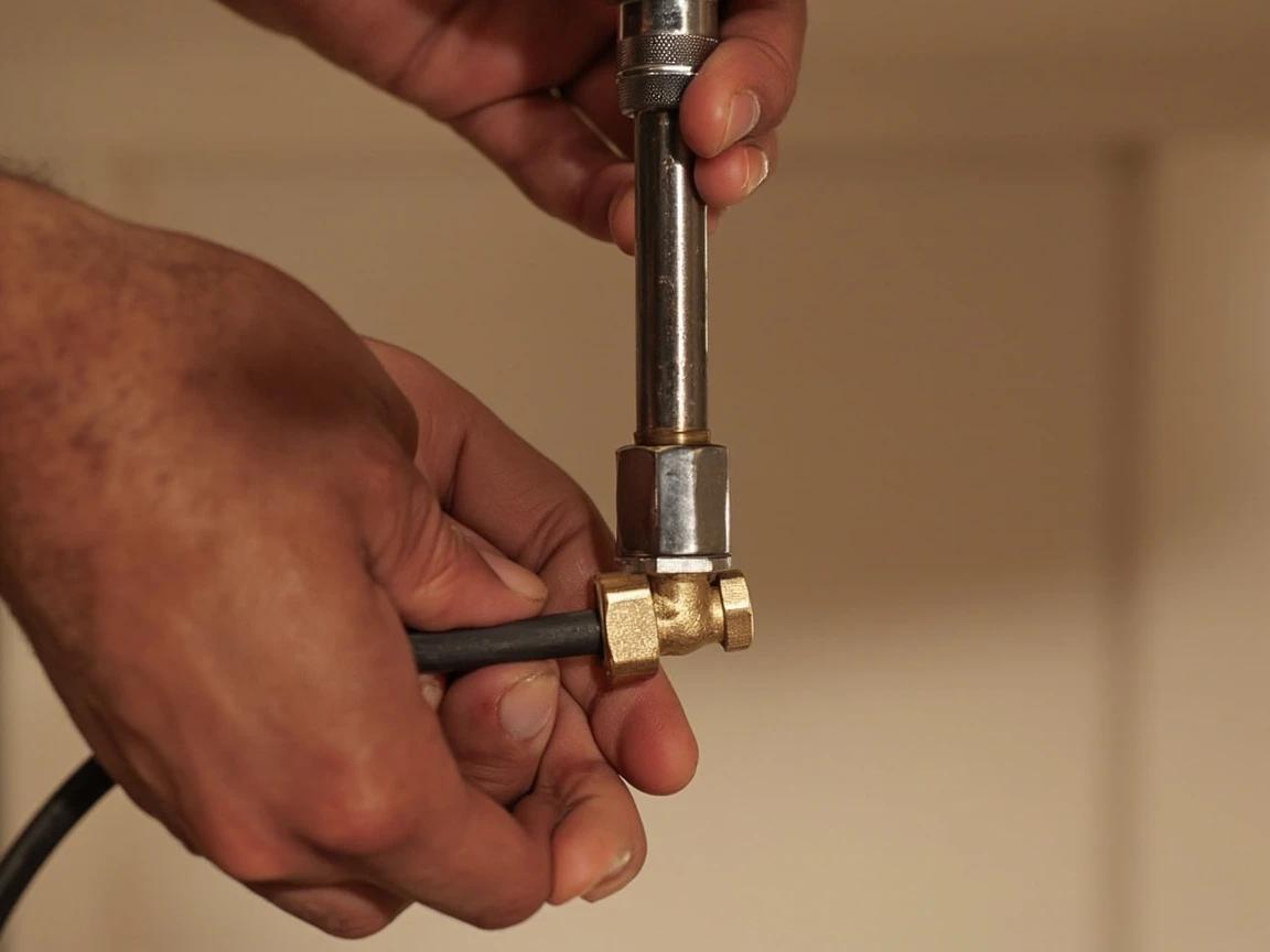 Step 7 of How to Fix a Leaky Pipe Joint: Hand-Thread the Joint and Check Alignment