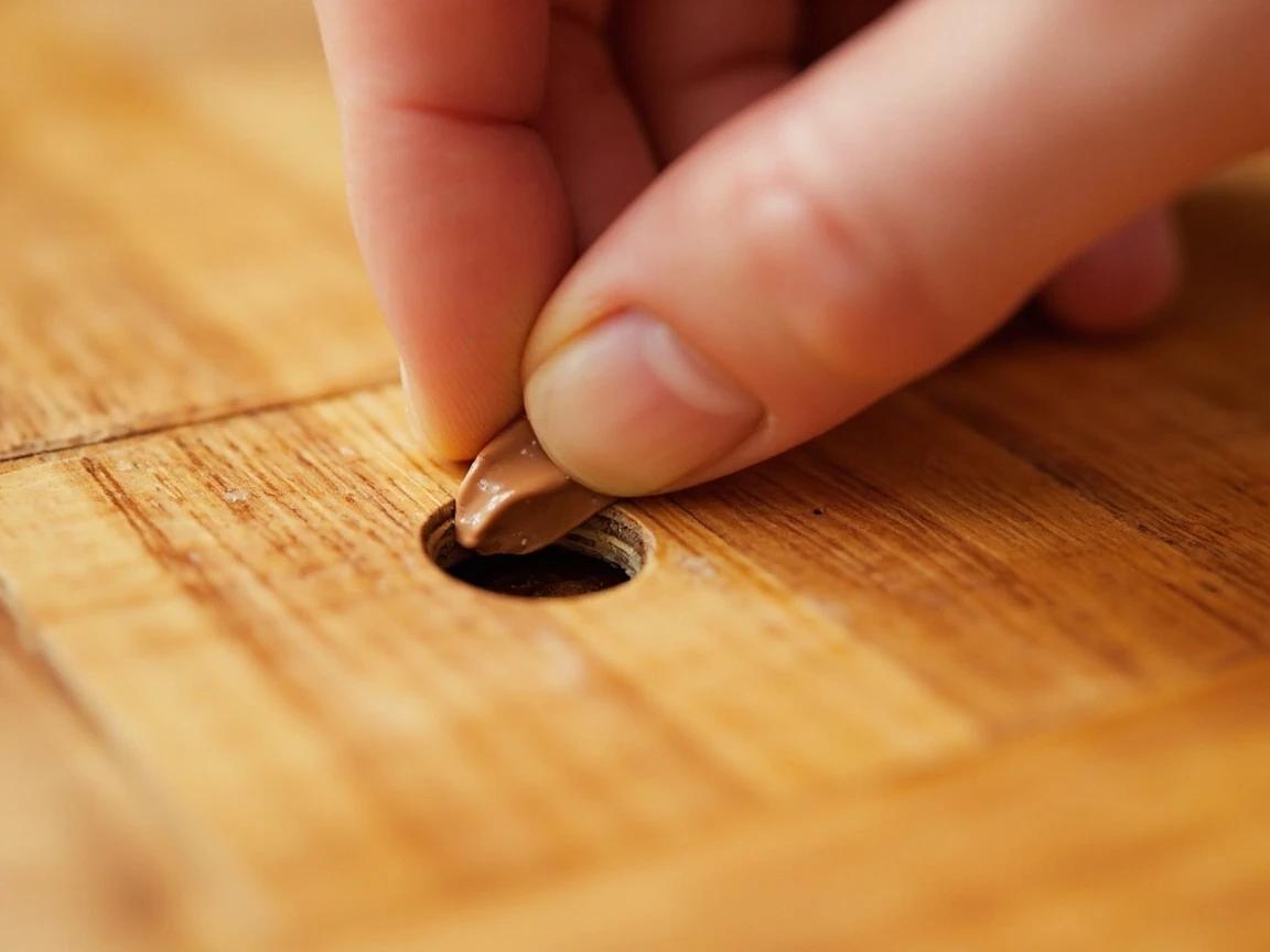 Step 7 of How to Fix a Squeaky Floor (From Above and Below): From above (hardwood or vinyl): use the kit's hardwood adapter or Counter-Snap