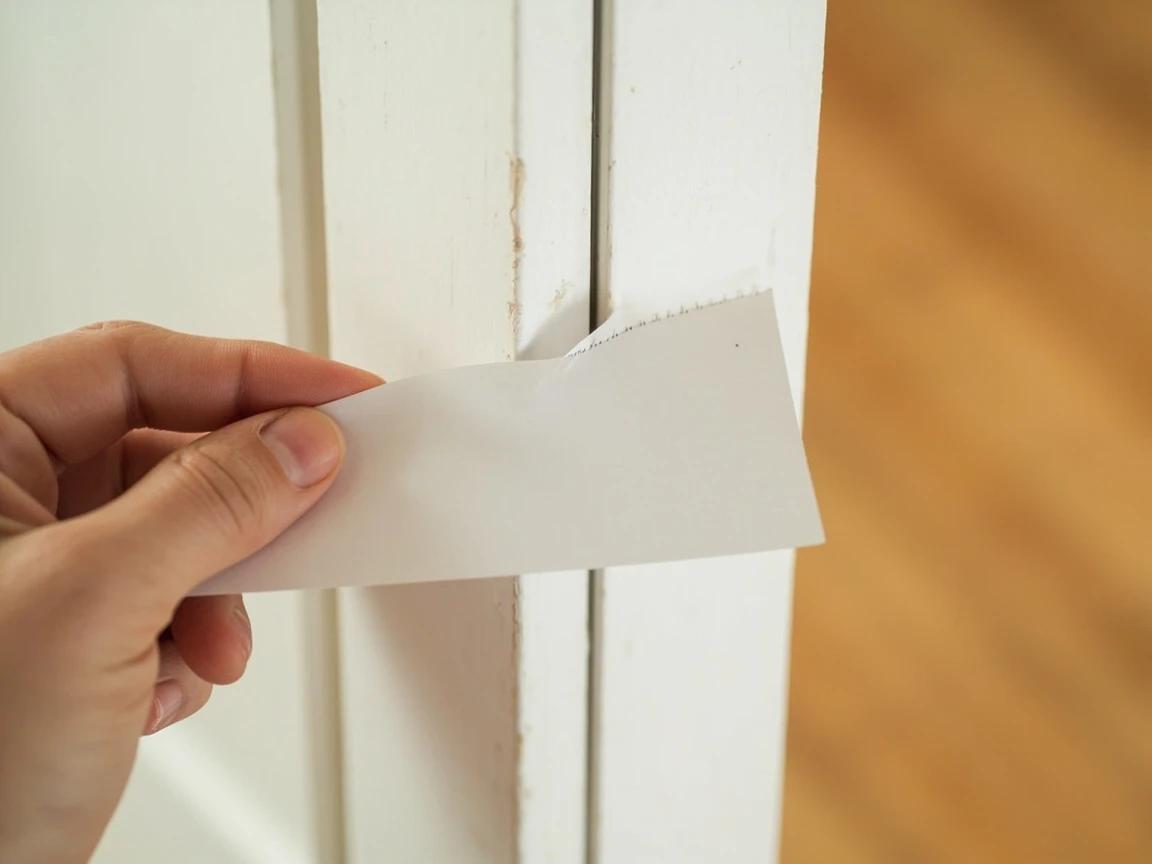 Step 1 of How to Fix a Sticking Door: Find Exactly Where the Door Is Rubbing