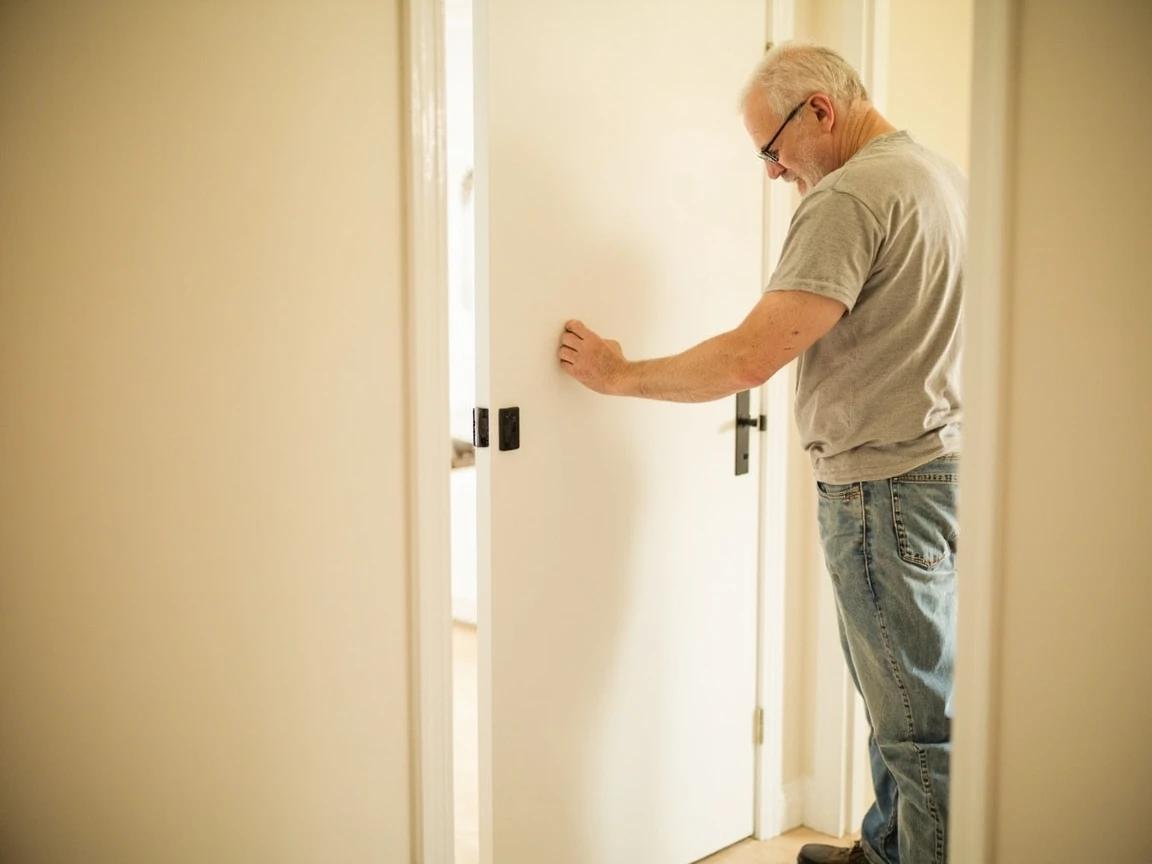 Step 4 of How to Fix a Sticking Door: Close and Re-Test the Door