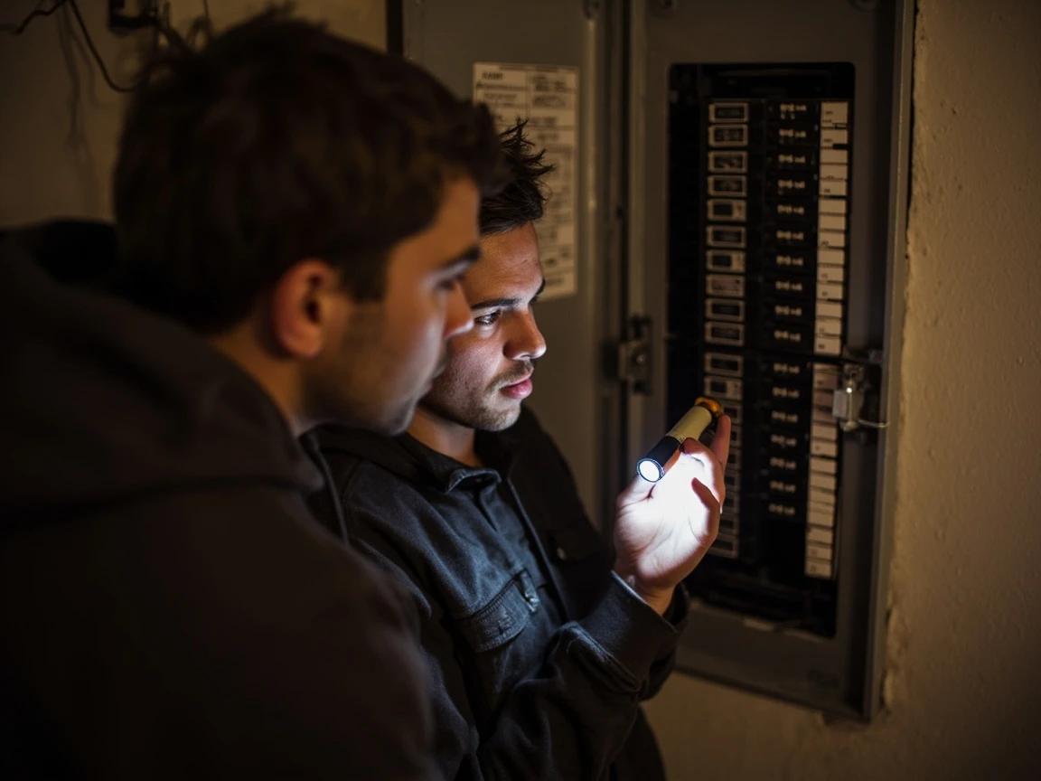 Step 1 of How to Fix a Tripped Circuit Breaker: Check for Danger Signs Before You Touch Anything
