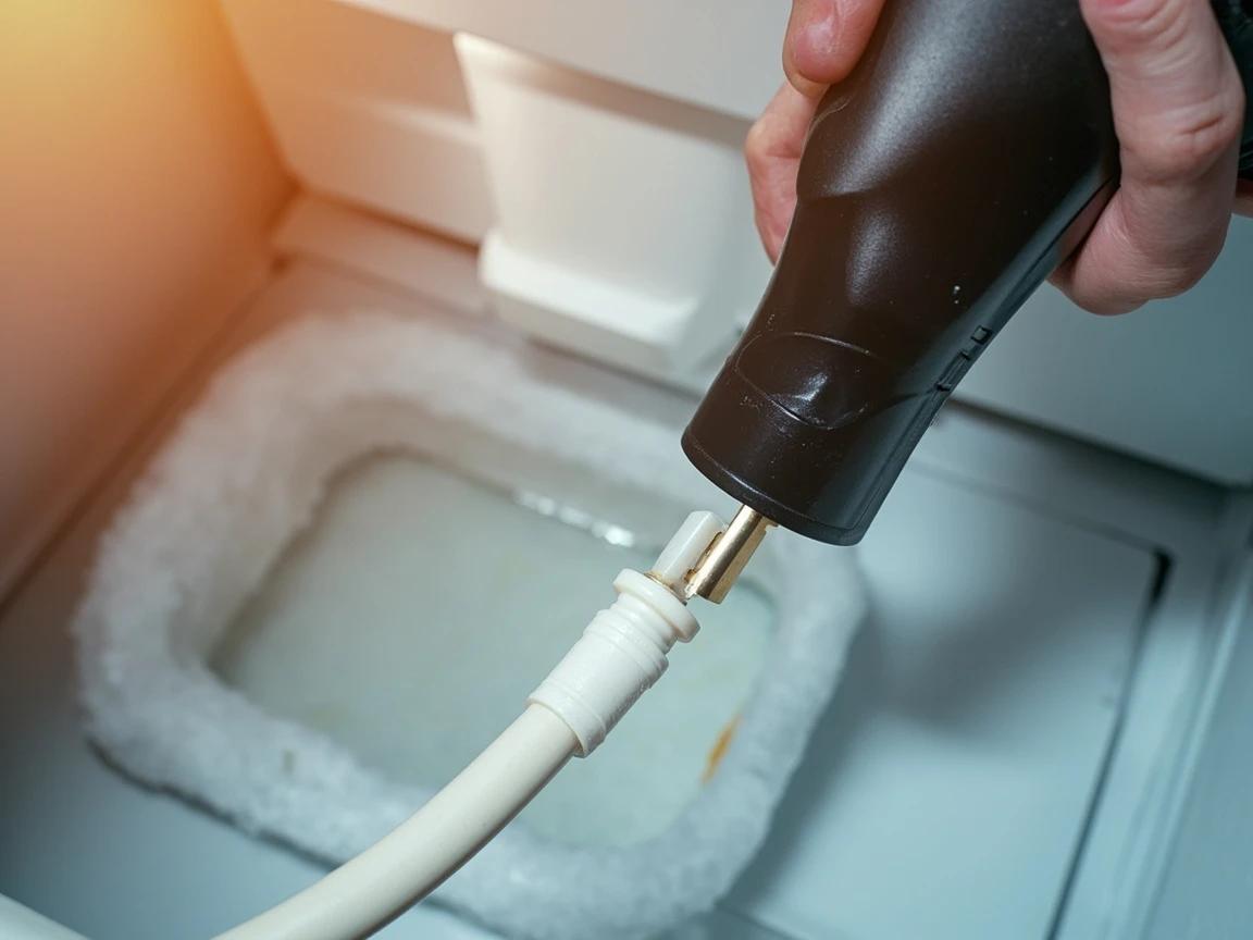 Step 5 of How to Fix an Ice Maker: Thaw a Frozen Fill Tube