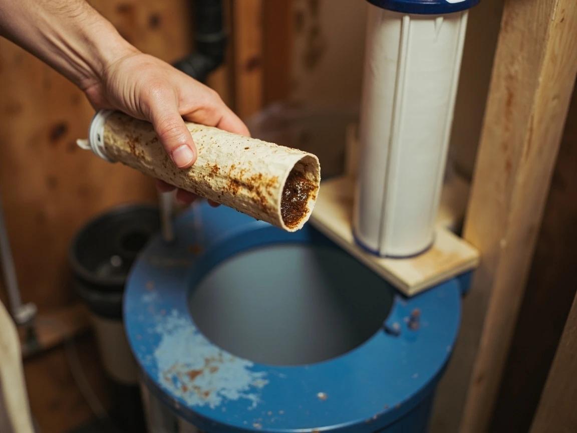 Step 7 of How to Fix Low Water Pressure: Rule Out a Clogged Whole-House Filter or Water Softener