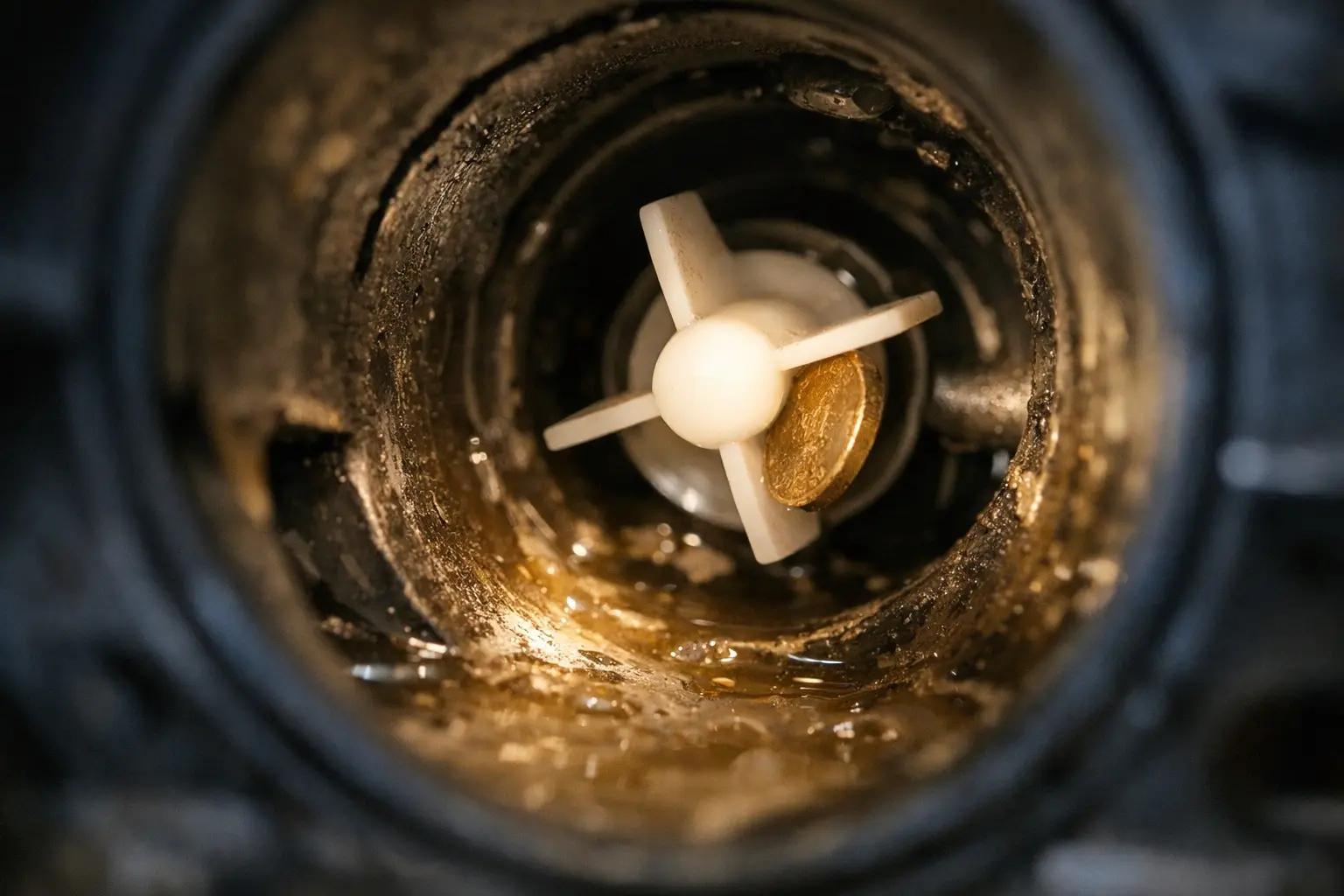 Step 7 of How to Fix a Washing Machine That Won't Drain: Inspect the Drain Pump for Obstructions