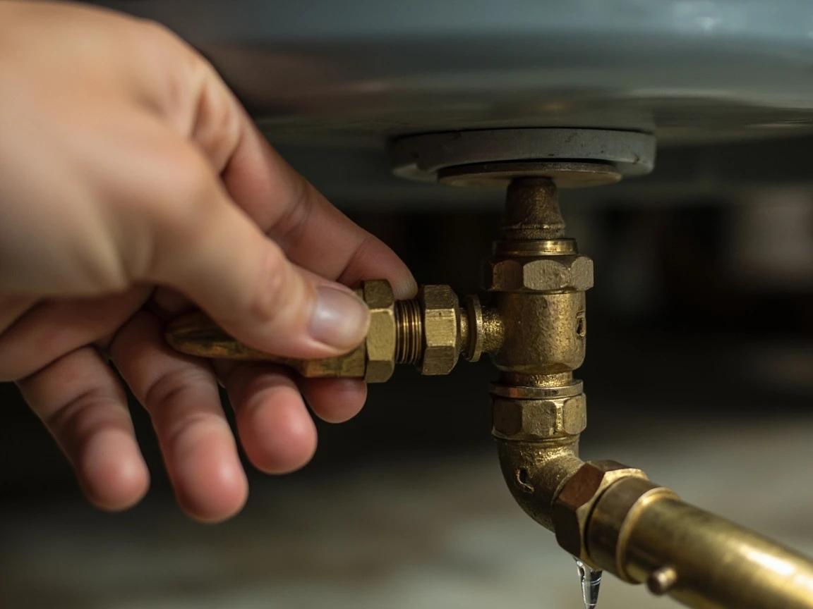 Step 7 of How to Flush a Water Heater Tank: Close the Drain Valve and Disconnect the Hose