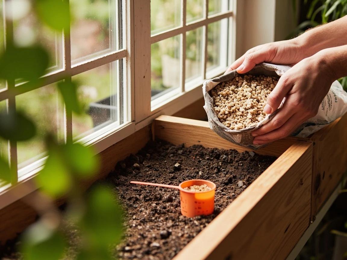 Step 5 of How to Grow Herbs in a Window Box: Fill the Box With the Right Potting Mix