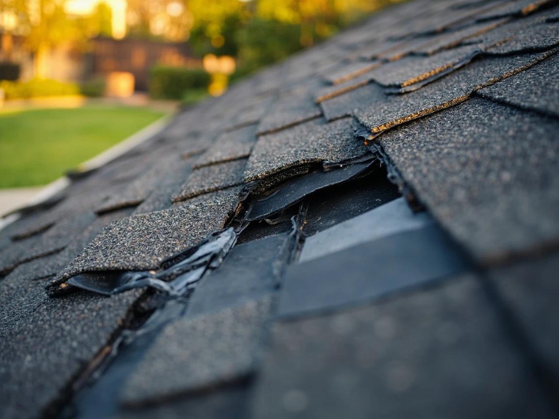 Step 2 of How to Inspect Your Roof for Damage: Circle the House and Read the Shingles