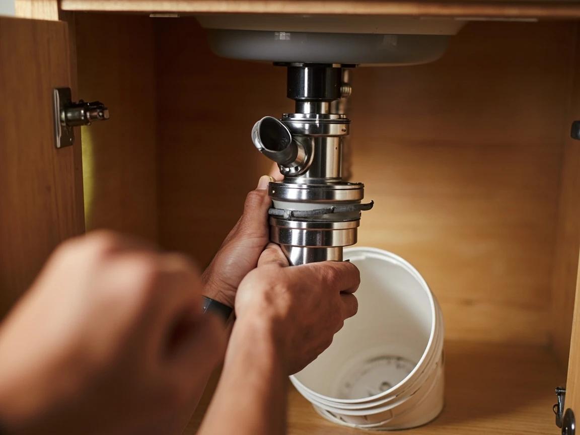 Step 6 of How to Install a Garbage Disposal: Mount the Disposal onto the Sink Flange