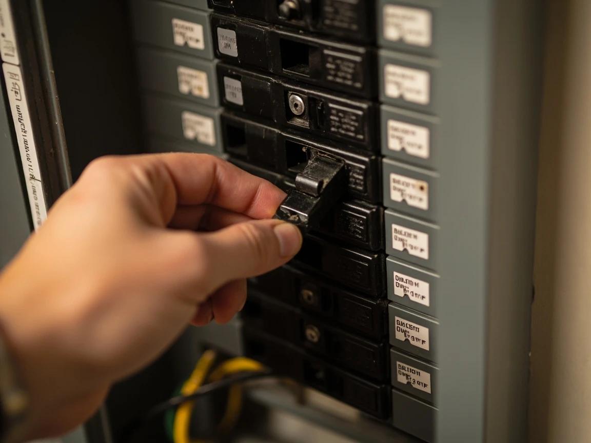 Step 1 of How to Install a GFCI Outlet: Turn Off Power and Confirm the Box Is Dead
