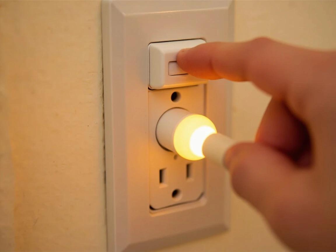 Step 8 of How to Install a GFCI Outlet: Restore Power, Test, and Label