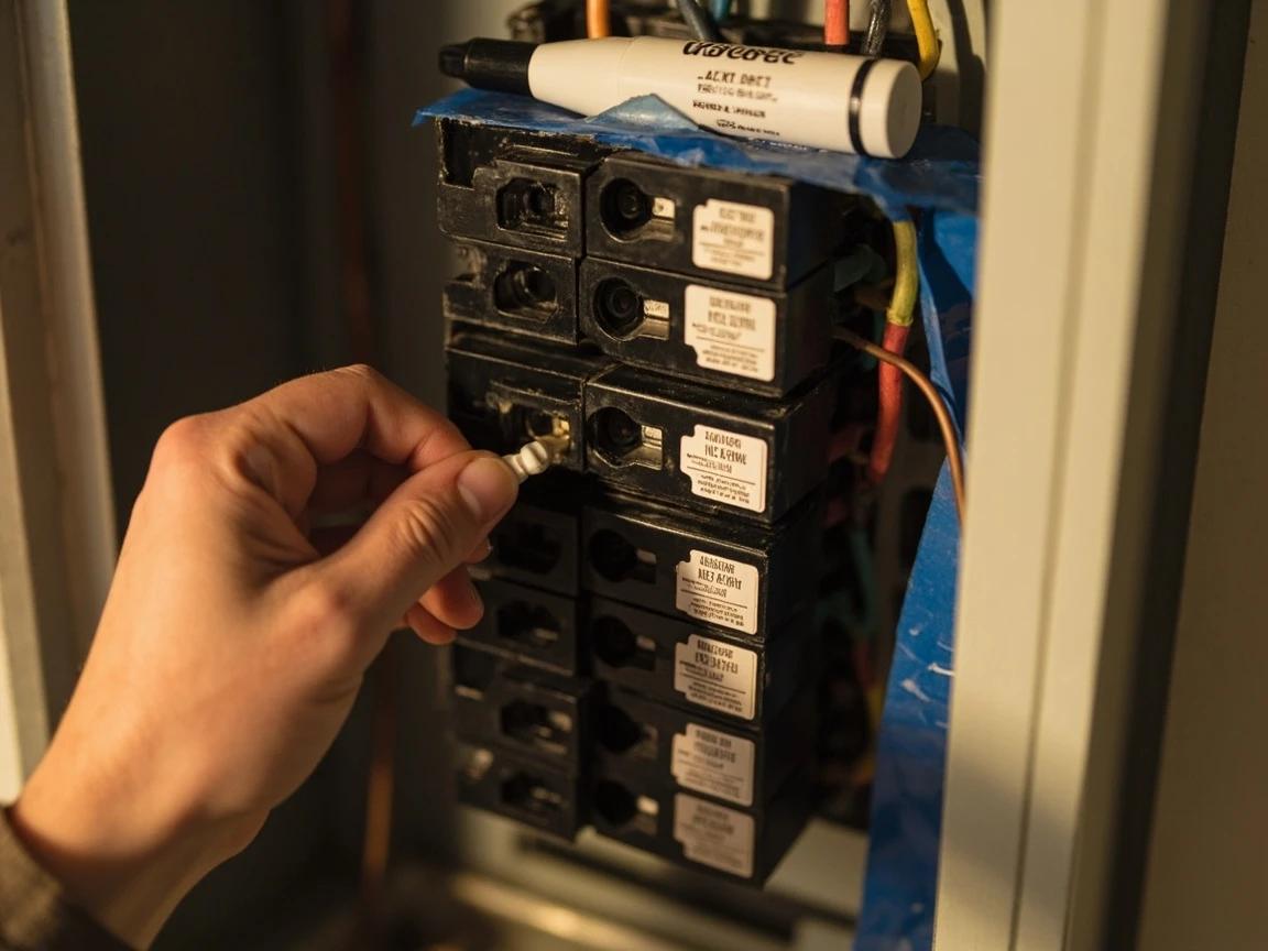 Step 1 of How to Install a Motion Sensor Light: Turn Off Power at the Breaker