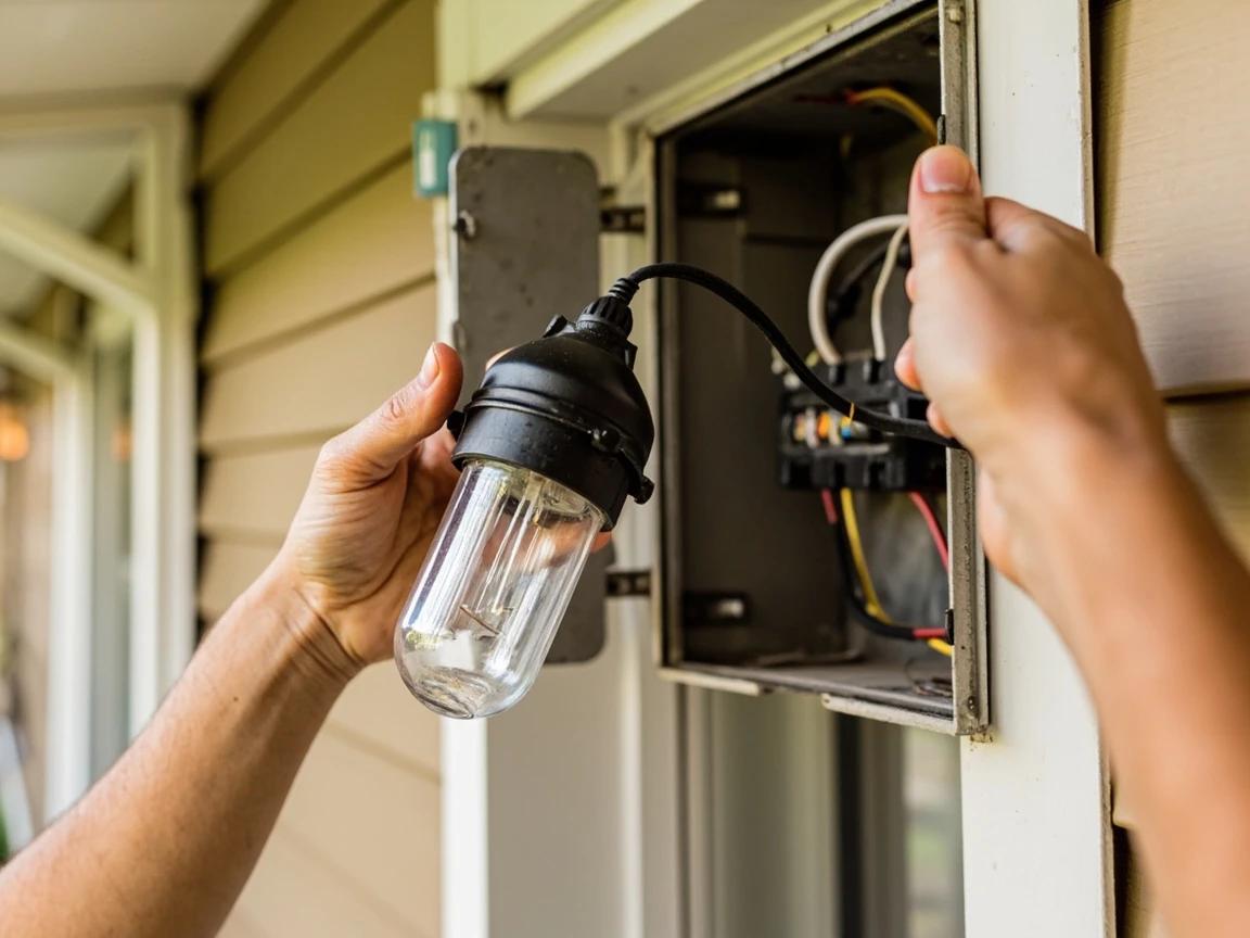 Step 2 of How to Install a Motion Sensor Light: Remove the Existing Light Fixture
