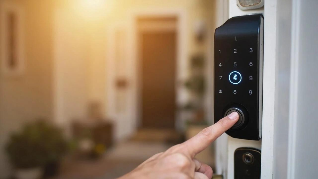 How to Install a Smart Lock on an Exterior Door — finished result