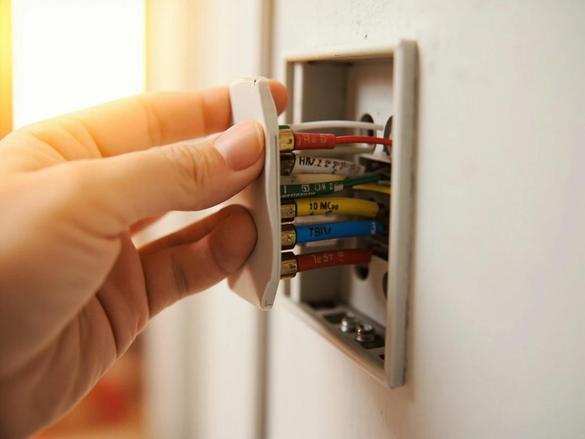 Step 3 of How to Install a Smart Thermostat: Remove the Old Thermostat Faceplate