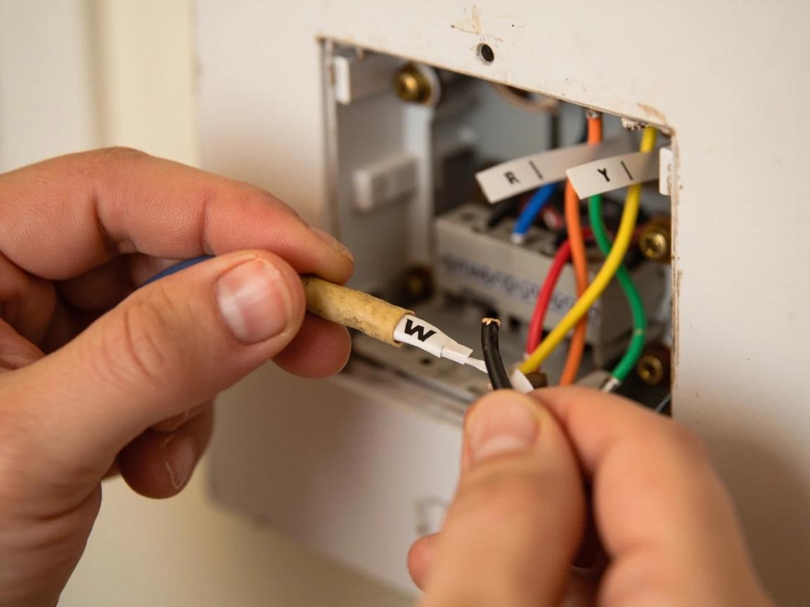 Step 4 of How to Install a Smart Thermostat: Label Every Wire Before Disconnecting