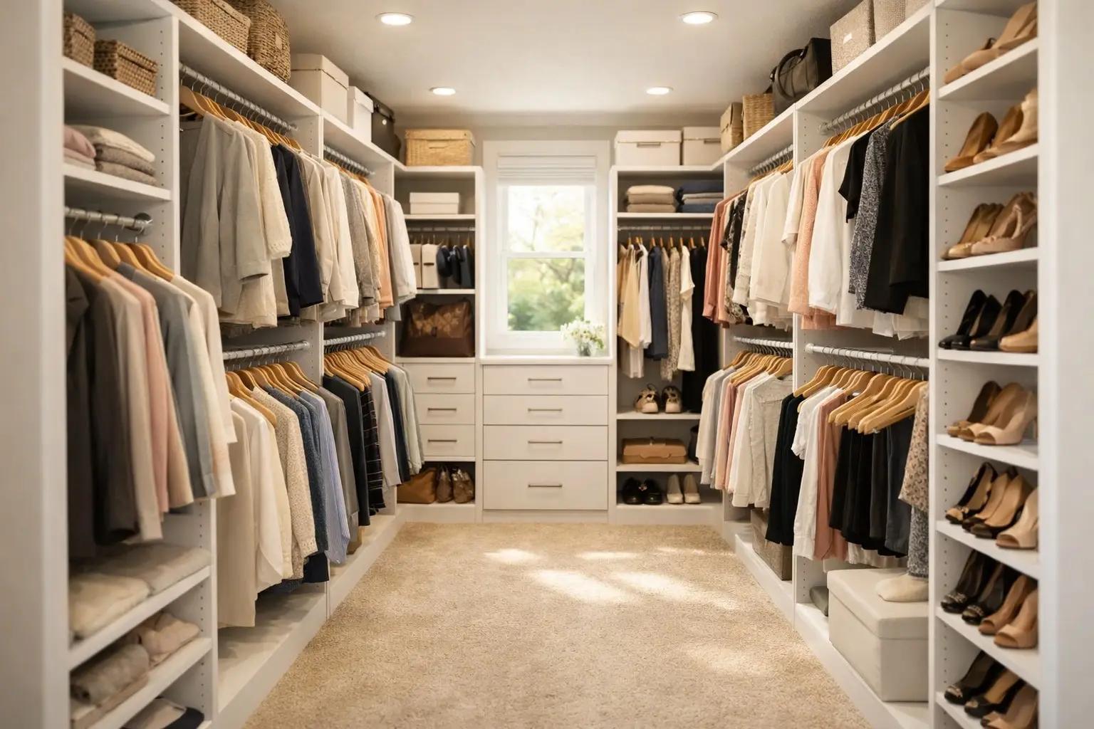 How to Install a Closet Organization System — finished result