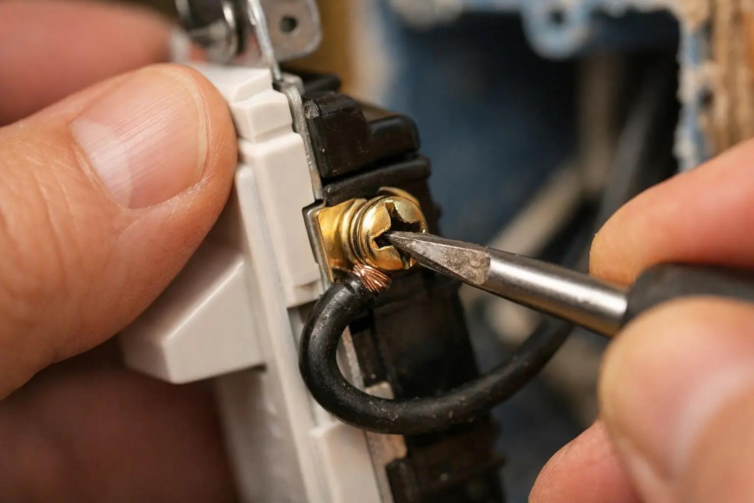 Step 4 of How to Install a Dimmer Switch: Disconnect the Wires from the Old Switch