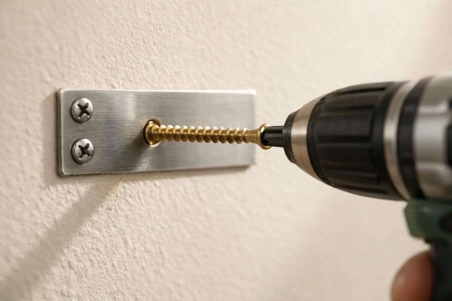 Step 5 of How to Install Floating Shelves: Fasten the Mounting Bracket to the Wall