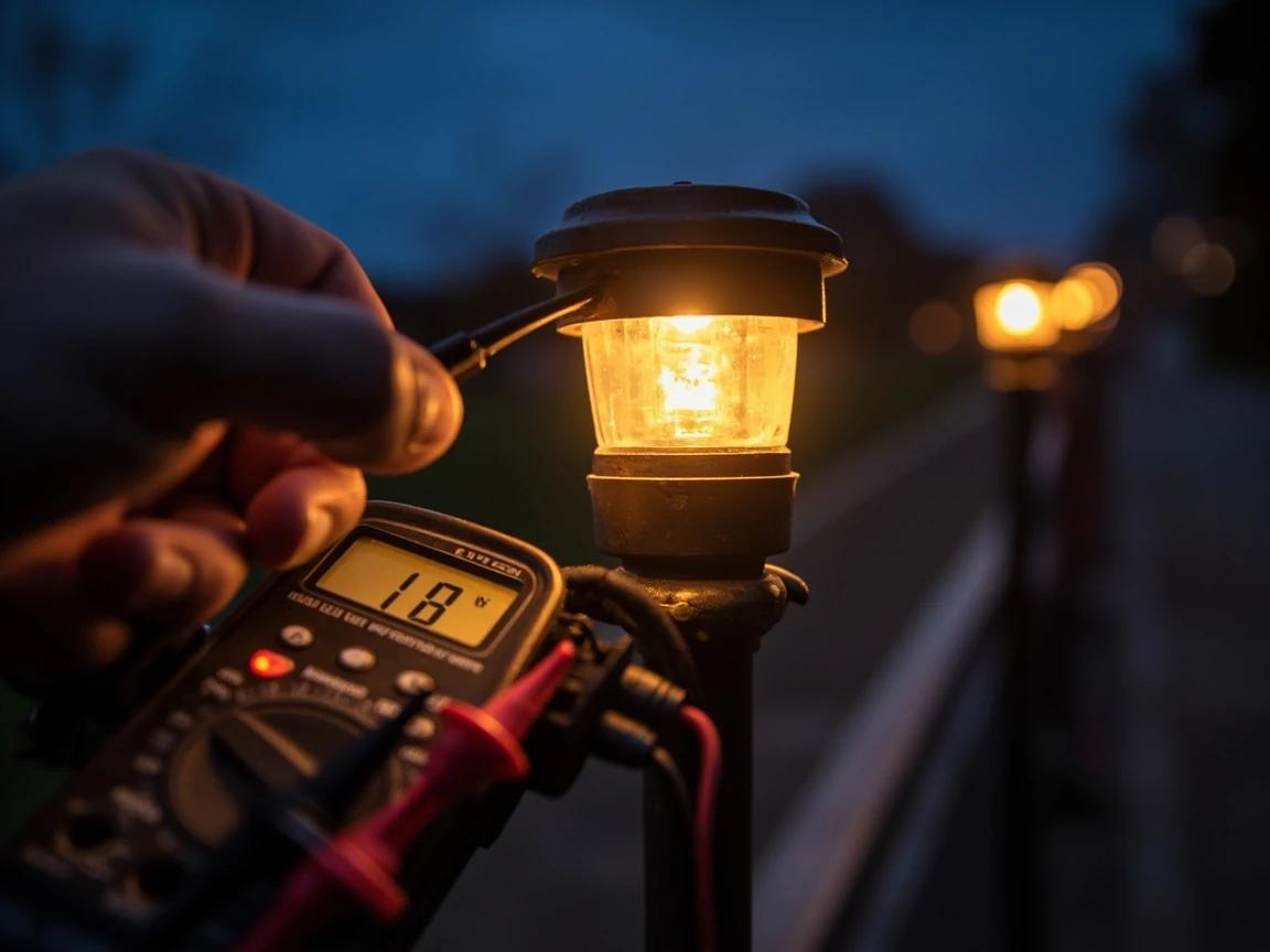 Step 7 of How to Install Outdoor Landscape Lighting: Test the System Before Burying the Wire