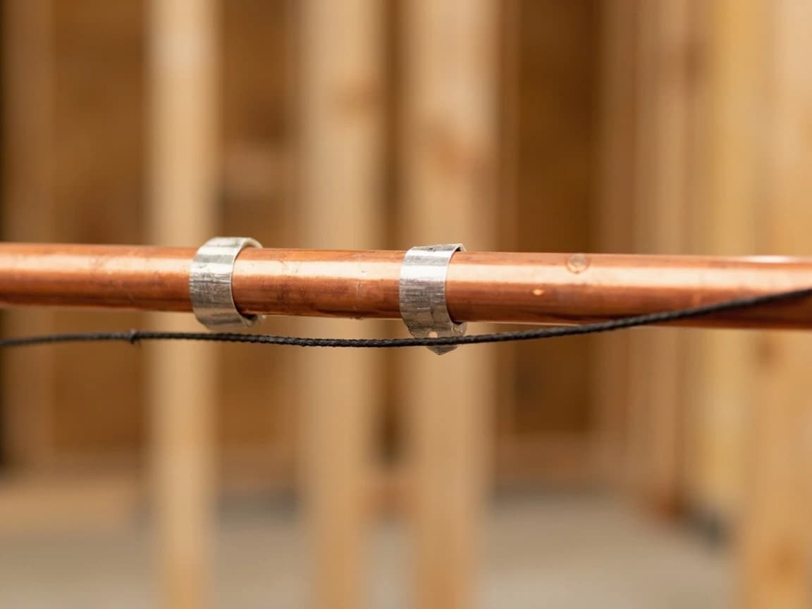Step 8 of How to Insulate Exposed Pipes for Winter: Add Heat Cable Only Where Insulation Has Already Failed