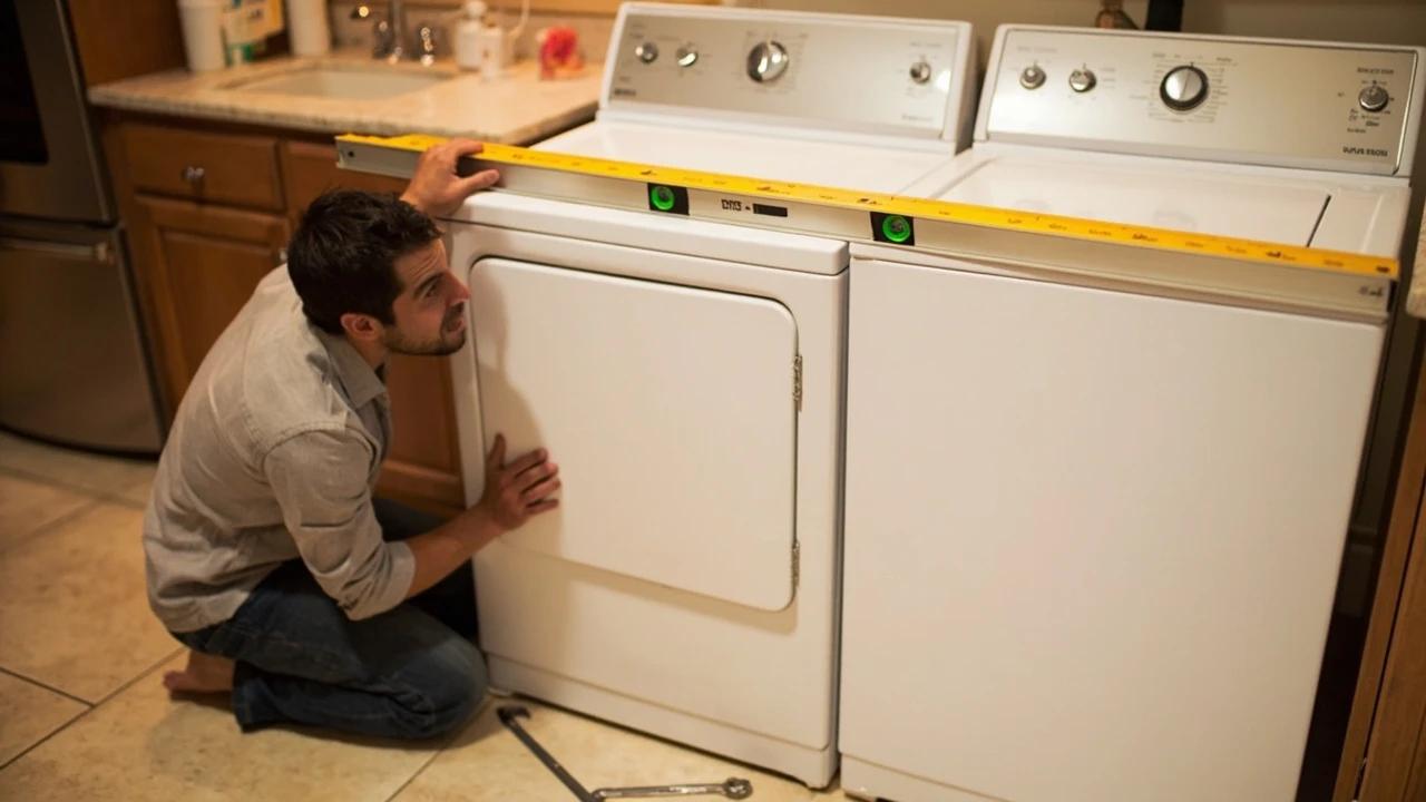 How to Level a Washing Machine to Stop Shaking — finished result