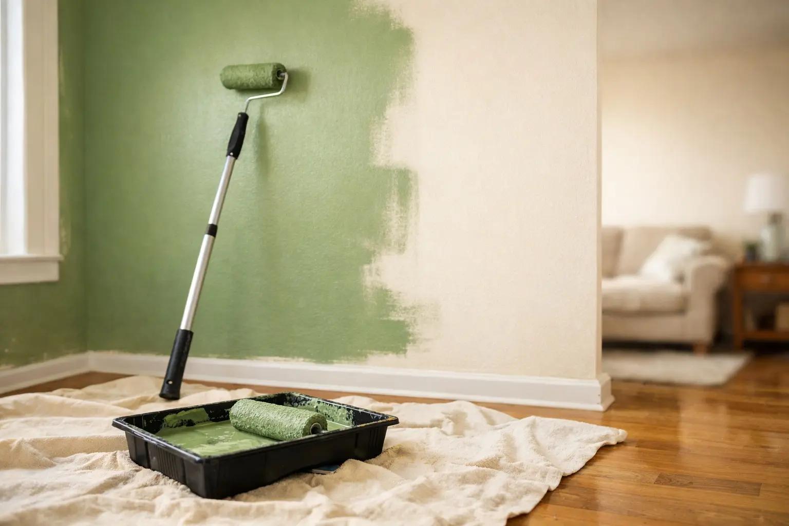 How to Paint a Room — finished result