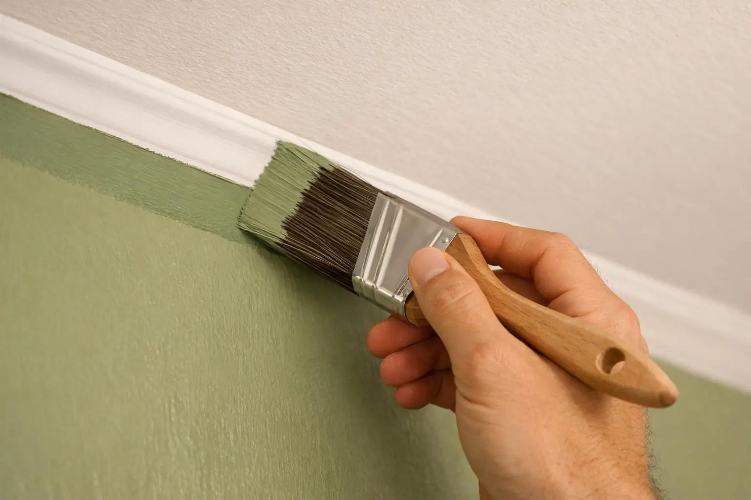 Step 5 of How to Paint a Room: Cut In Around Edges and Corners