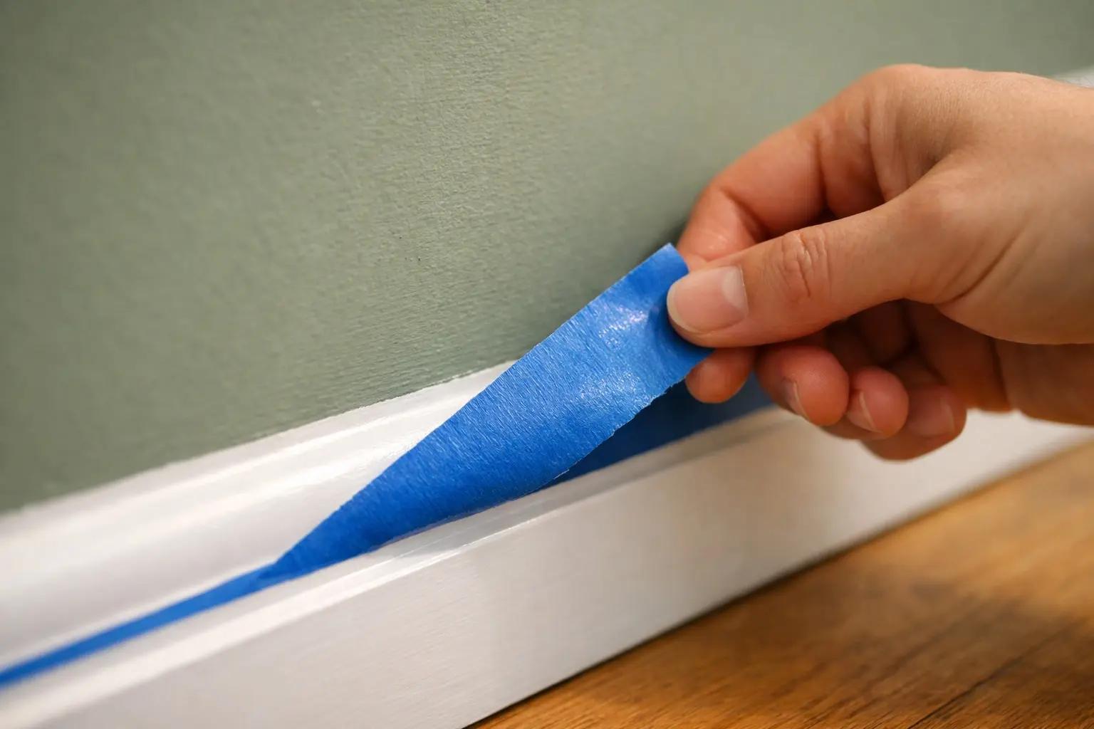 Step 8 of How to Paint a Room: Remove Tape and Reassemble the Room
