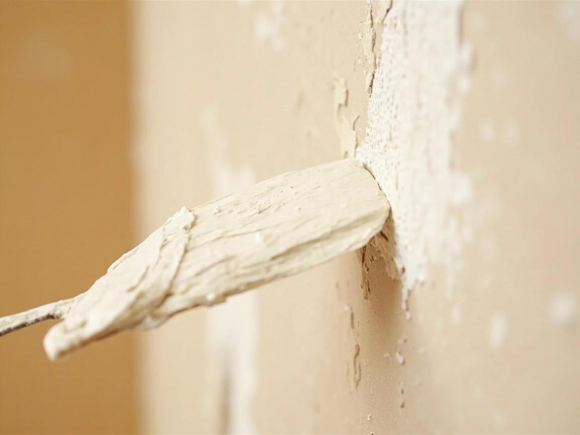 Step 7 of How to Patch a Large Hole in Drywall (Mesh or California Patch): First coat: thin pass with the 6-inch knife