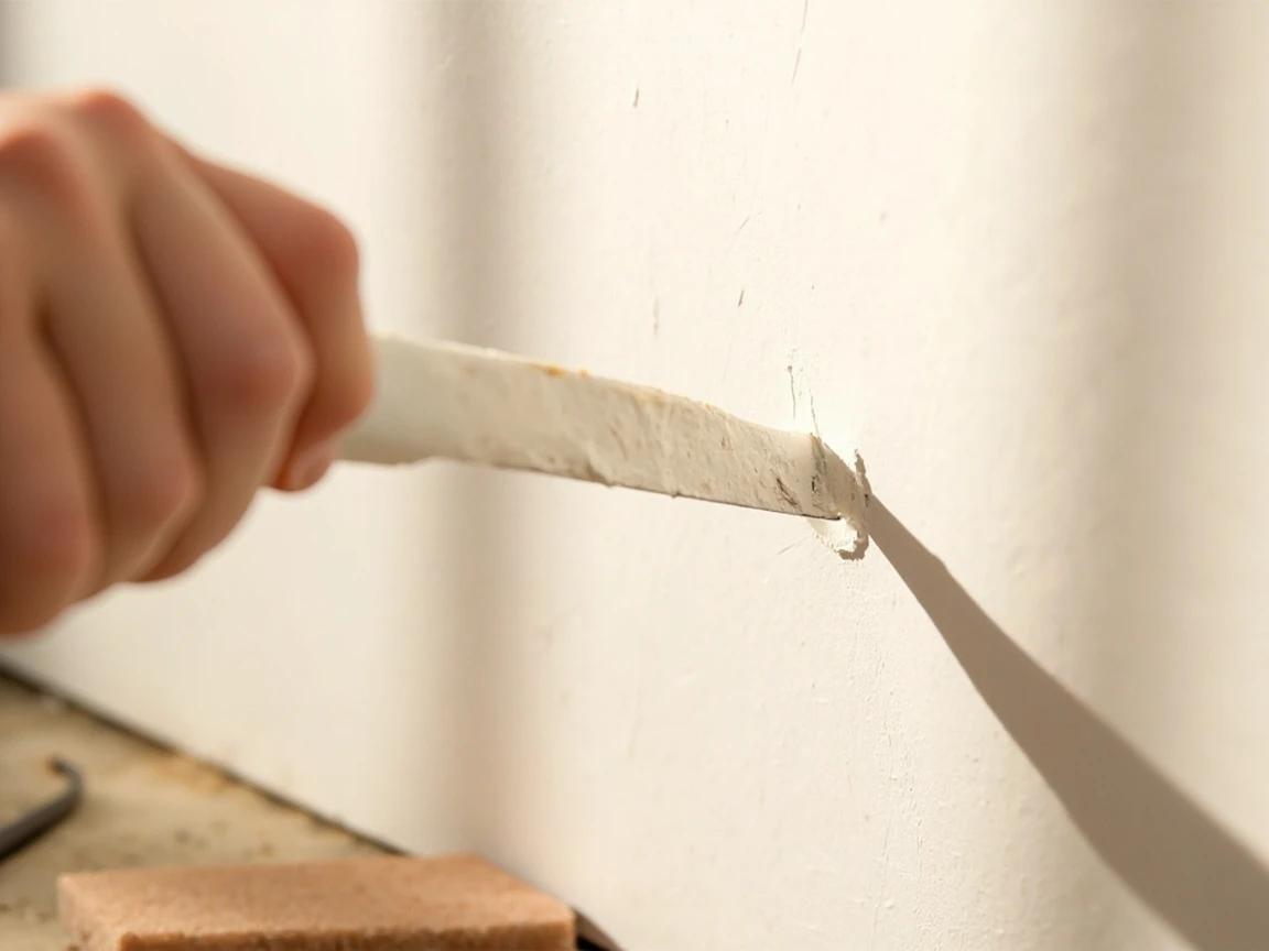 Step 6 of How to Remove Wallpaper and Prep Walls for Paint: Sand Smooth and Spackle Any Damage