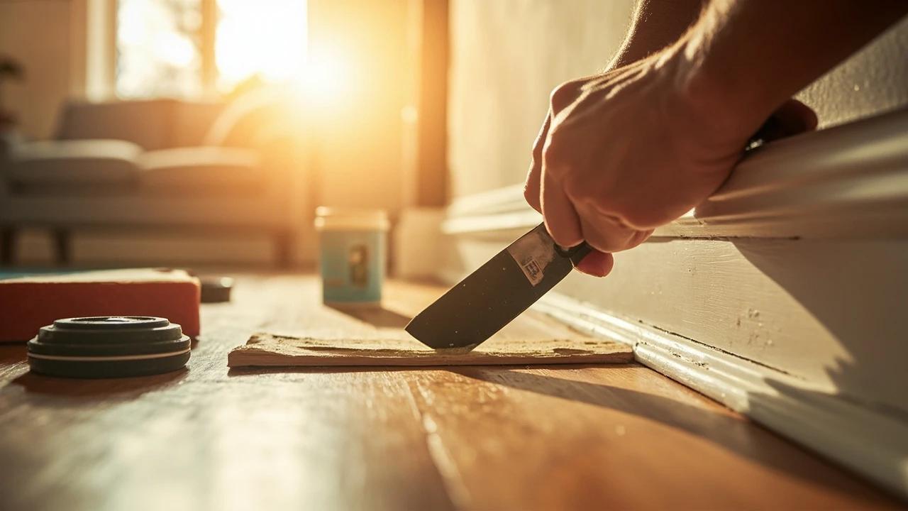 How to Repair Damaged Baseboard Trim