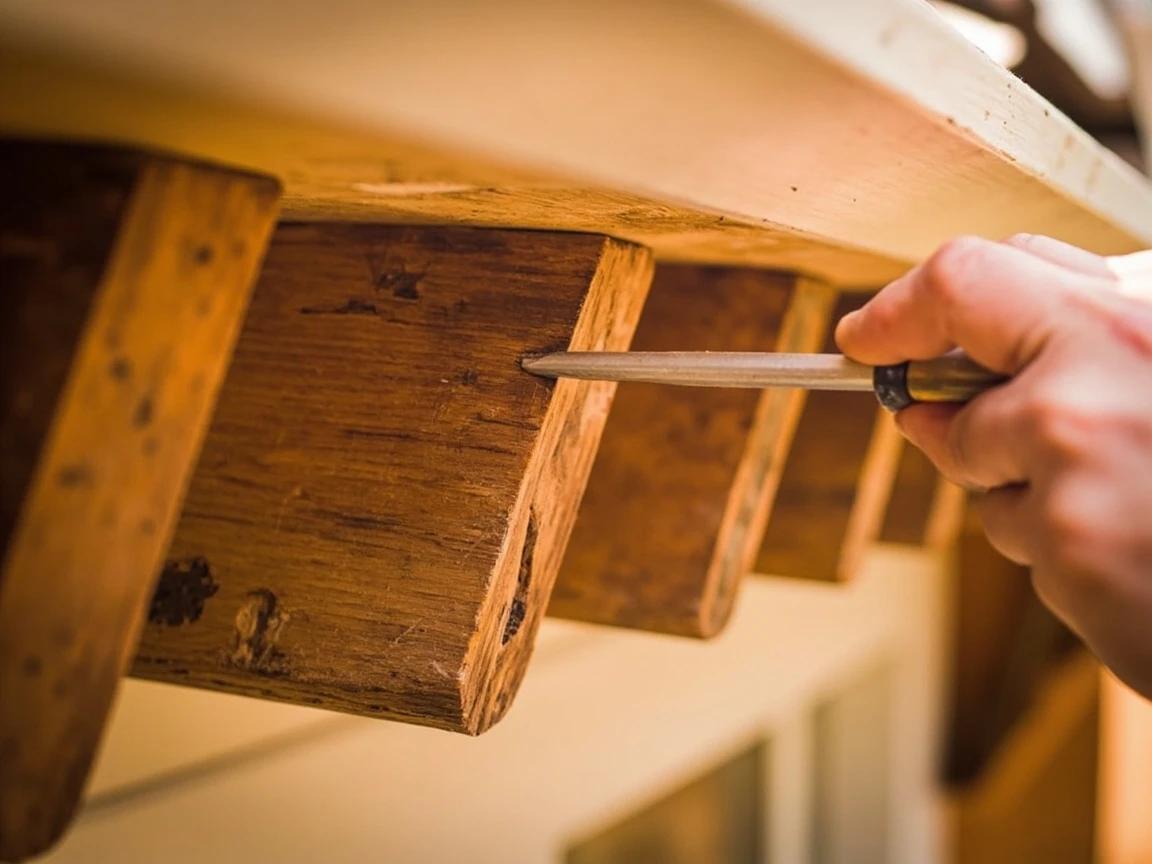 Step 4 of How to Repair a Soffit or Fascia Board: Clean Up the Framing and Probe the Structure