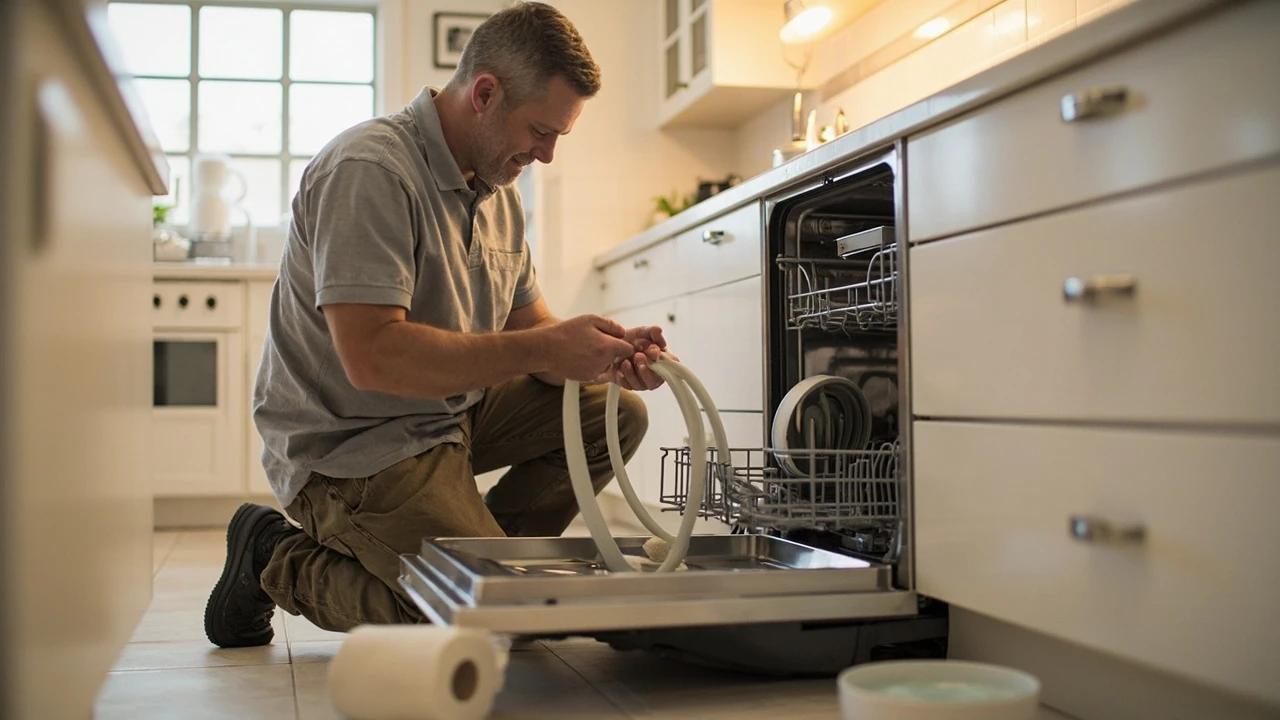 How to Replace a Dishwasher Door Seal — finished result