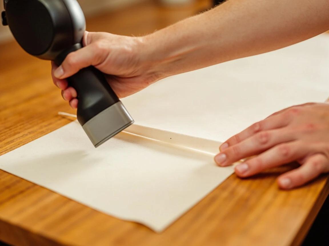 Step 5 of How to Replace a Dishwasher Door Seal: Warm the New Gasket to Remove Shipping Creases